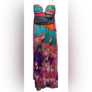 Bee Darlin Floral Multicolor Dress